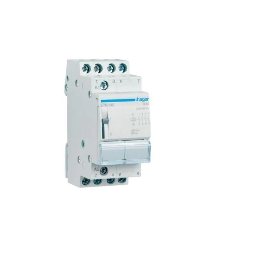 Télérupteur silencieux Hager EPN540 4 contacts 16A bobine 230V AC