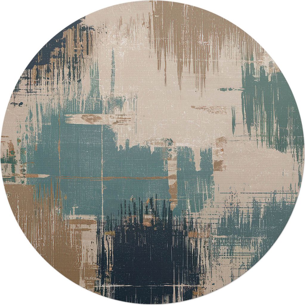 Abstrakte Textur – Bodenschutzmatte – Stuhlunterlage – Bürostuhlmatte – Rutschfeste Bodenmatte – Schutzmatte für Hartboden – fi 100 cm