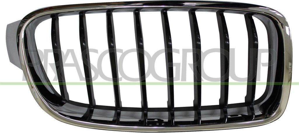PRASCO BM0282023 Kühlergrill Frontgrill für BMW 3 Touring (F31) Rechts Schwarz