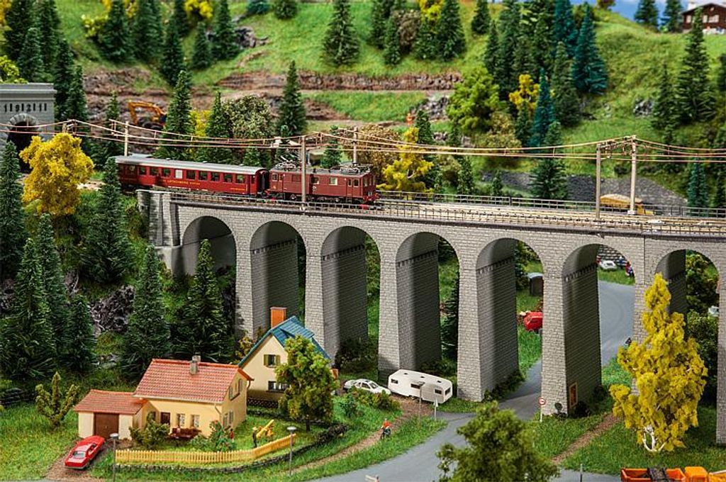 Faller 222599 - 1/160 / N Viadukt-Set, 2-Gleisig, Gerade - Neu