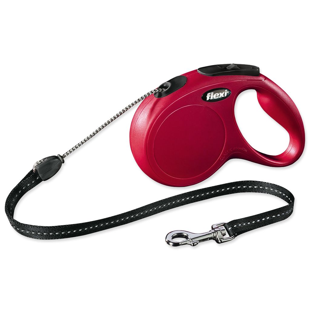 Hundeleine Flexi New CLASSIC Gr.M 5m bis 20kg rot