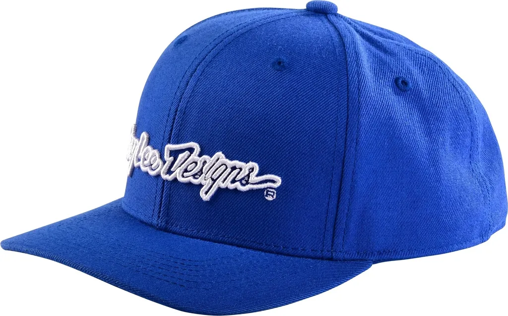 Casquette de Soleil Bleue Troy Lee Designs Signature pour Sorties Outdoor