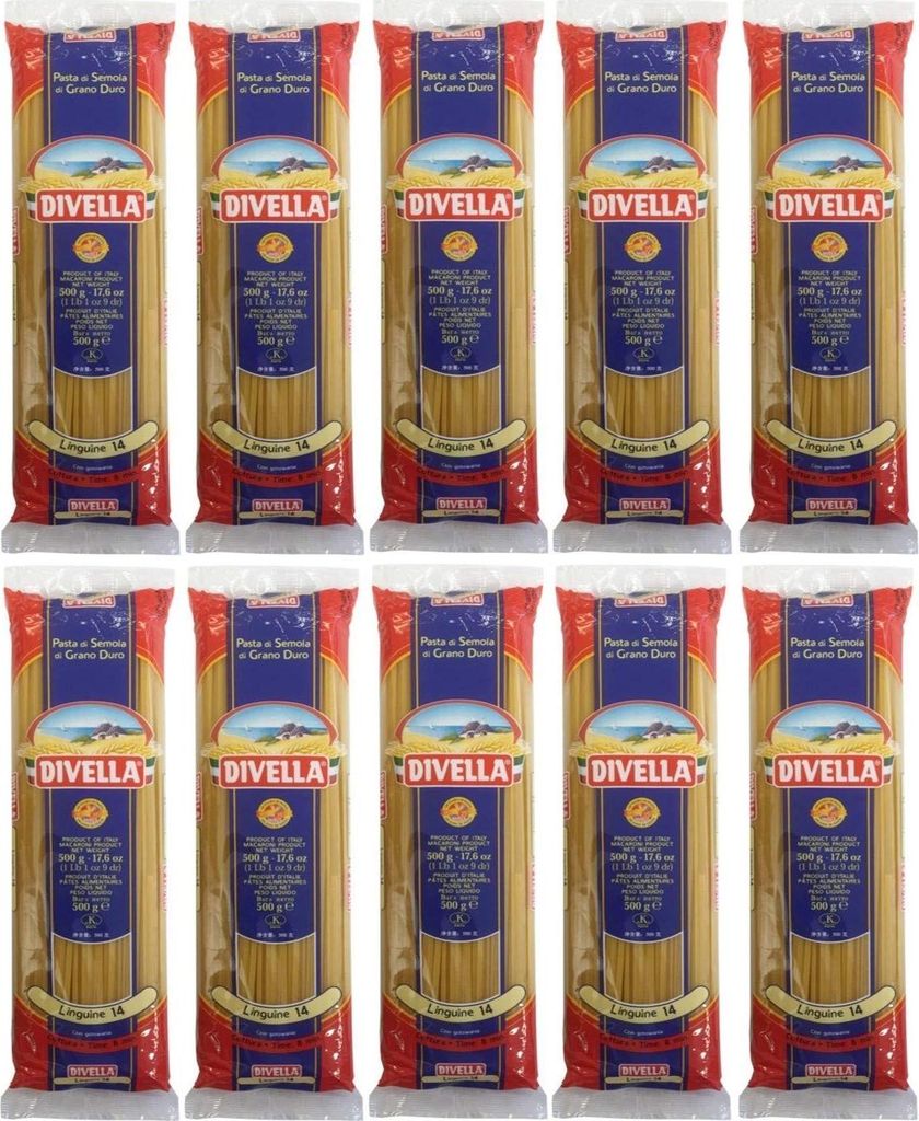 Nudeln, Pasta Divella Linguine 14 (10 X 500g) - Produktbild 