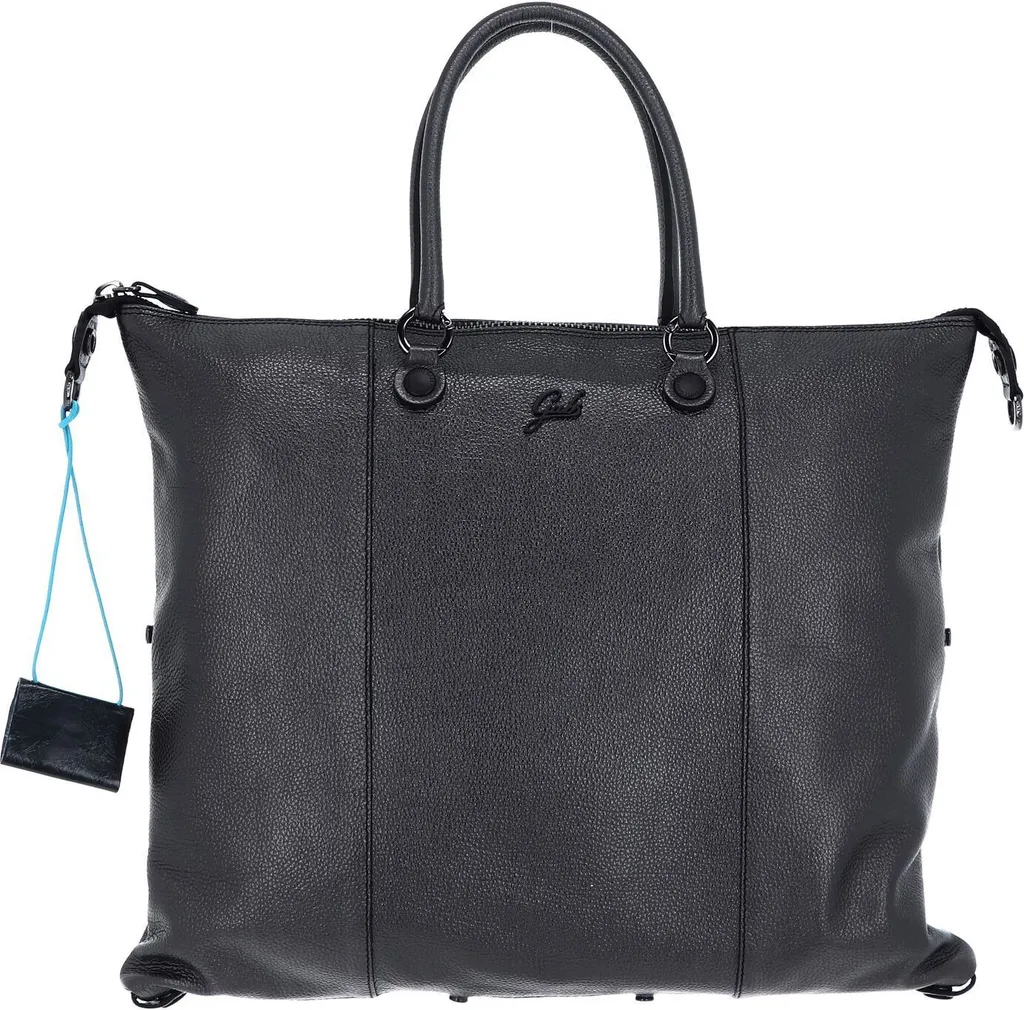Sac épaule cuir Monte anthracite G3 Plus Ruga Metal avec finition nacrée