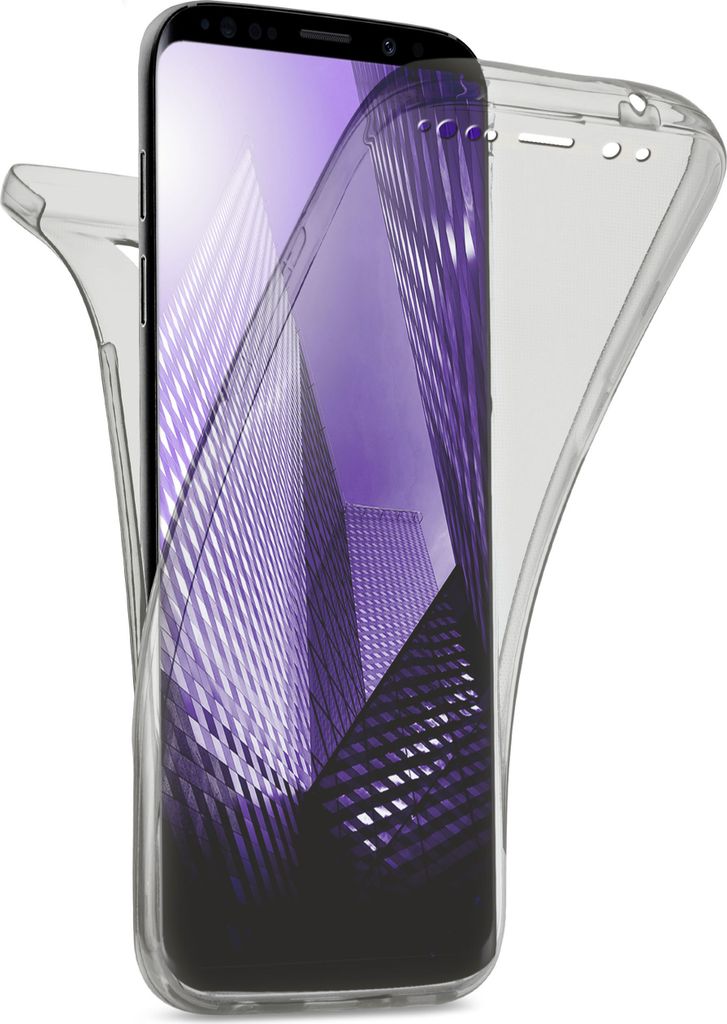 DOUBLE-Case für Samsung Galaxy S9, Farbe:Anthracite