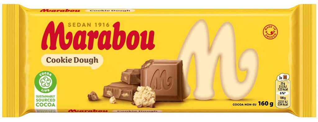Marabou Cookie Dough 160g Produktbild 