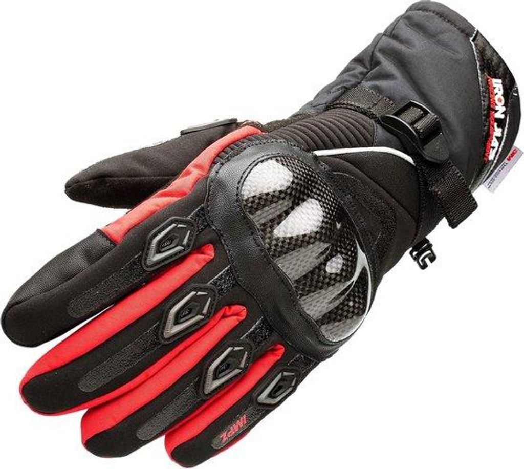 Winterwetterbeständige Motorhandschuhe mit Touchscreen-Funktionalität für Frauen und Männer mit Knöcheln