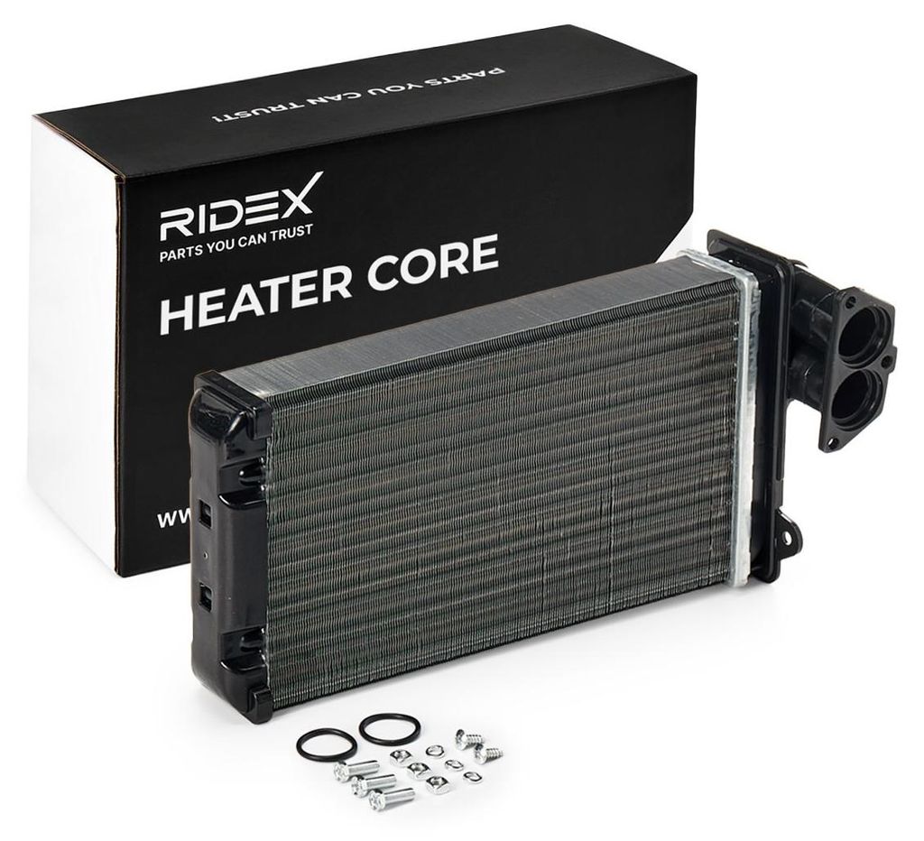 RIDEX 467H0039 Wärmetauscher Innenraumheizung Kühler passend für PEUGEOT 206 Schrägheck (2A/C) 206 CC (2D) 206+ Schrägheck (2L, 2M) 206 SW (2E/K)