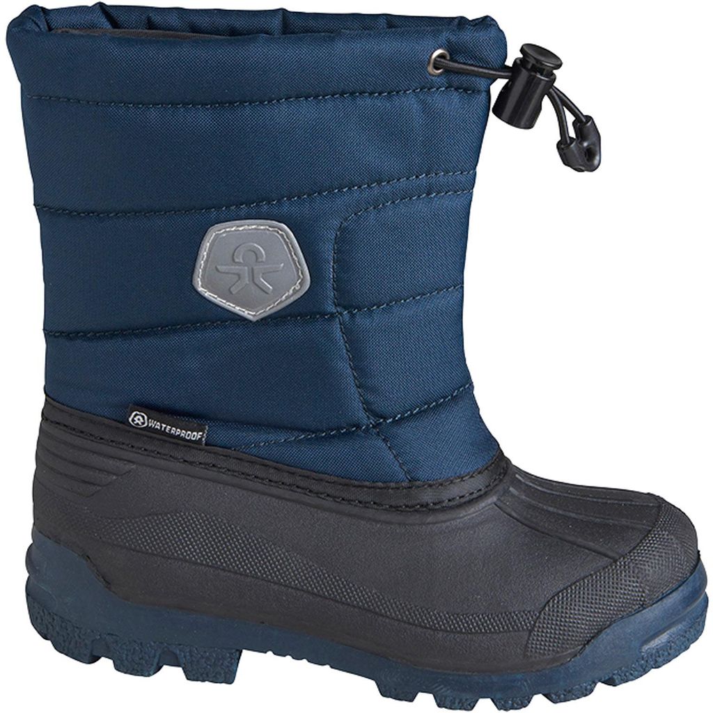 Color Kids Inner Sock WP Boots Kinder Wasserdichte Winterstiefel Dunkelblau (Total Eclipse), 760075-7850