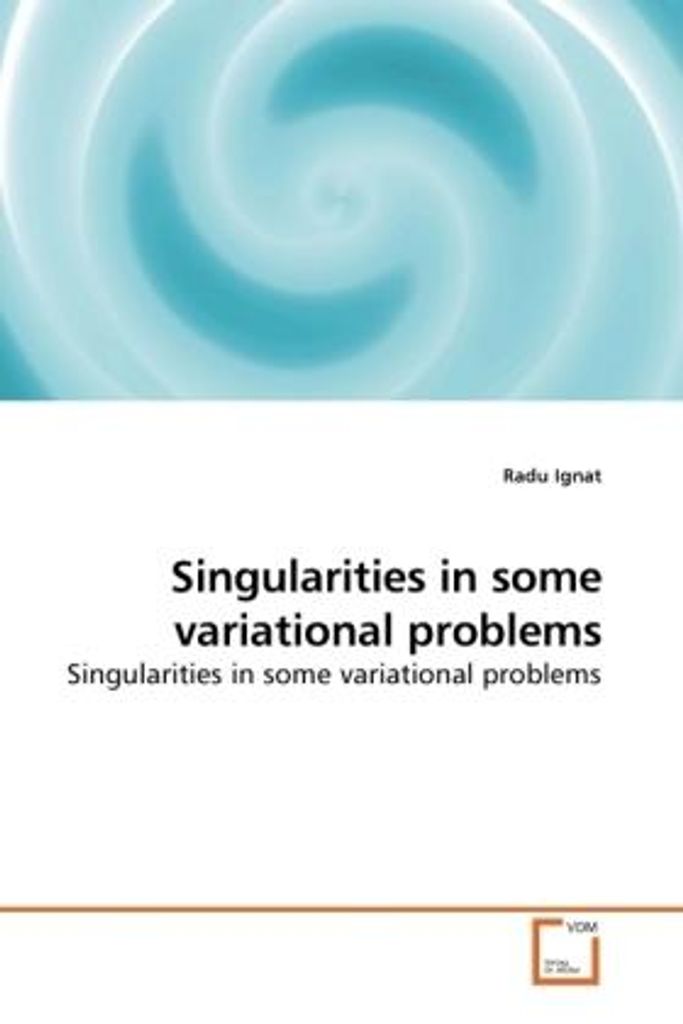 Ignat, R: Singularities in some variational problems