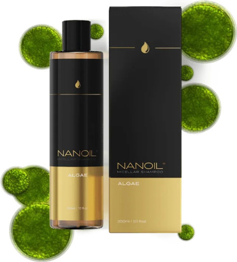 Mizellen Shampoo mit Algen Nanoil Algae Micellar Shampoo 300ml - ideale Reinigung