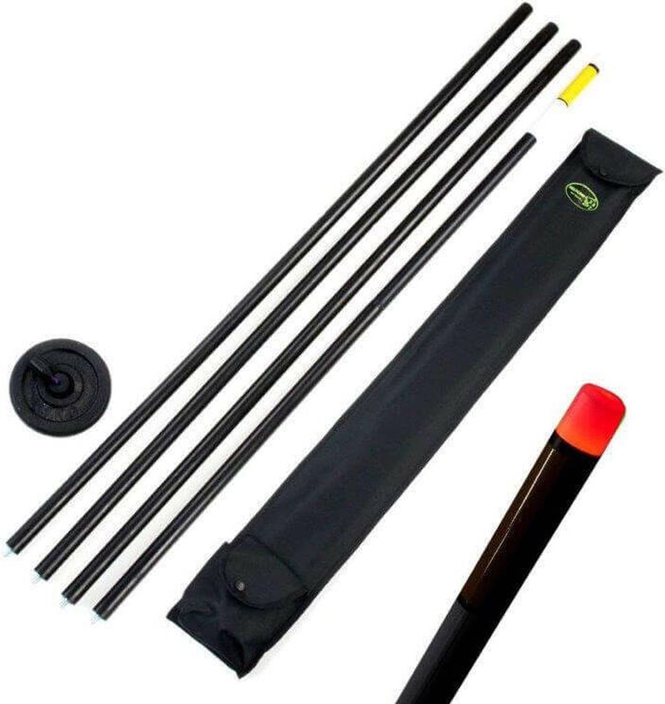 MK Teleskop Stabboje 5,70 Meter - LED Rot Hot Spot Marker