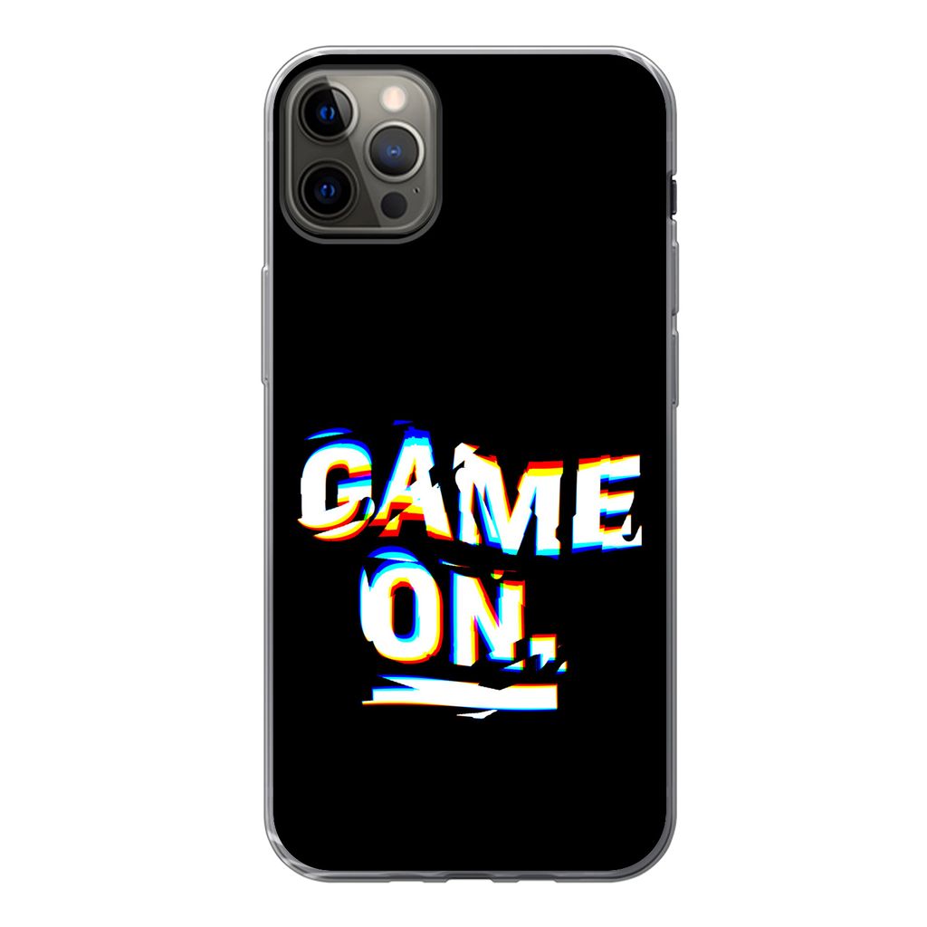 MuchoWow Handyhülle Schutzhülle Hülle für iPhone 13 Pro Max Spiele - Spiel - Zitat Silikon Softcase Handy Hülle - Mobiltelefon