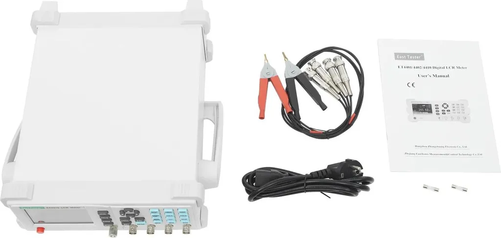 LCR mètre de table numérique ET4410 avec écran LCD de 8,9 cm blanc - 2