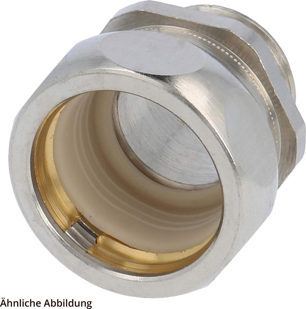FLEXA RGE-M Metallverschraubung gerade für EMV-PA Gewinde M32x1,5 für Schlauch-Außendurchmesser 34,5mm für