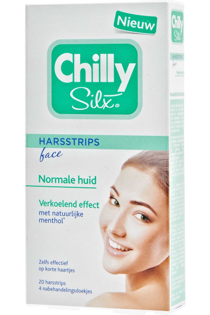 Chilly Silx 20 Wachsstreifen für normale Gesichtshaut