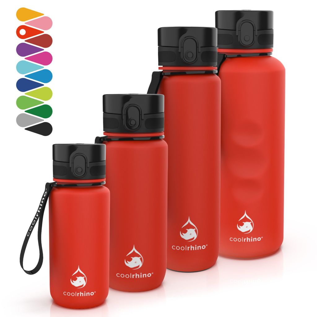 Sport Wasserflasche Auslaufsichere Kunststoff Trinkflasche für Schule Fitness 