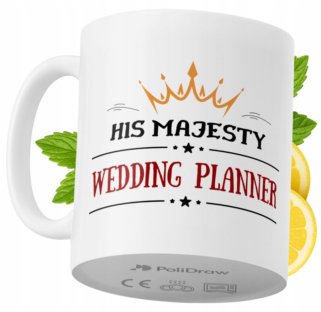 Lustige Tasse für Hochzeitsplaner - Kaffee- oder Teetasse mit witzigem Textdesign - ideal für Geburtstage, Namenstage, Feiertage und besondere An...