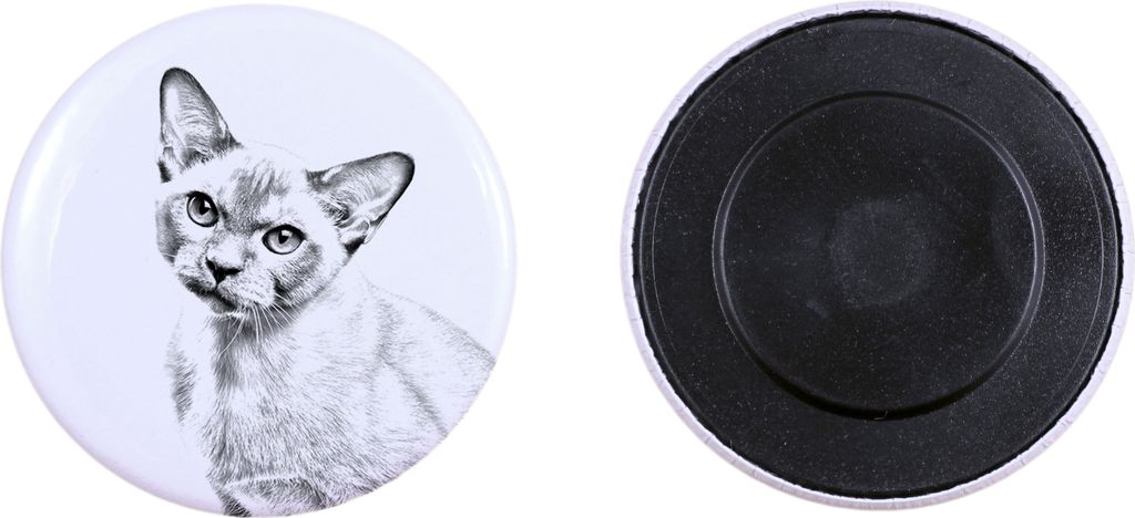 Birmakatze - Sammlung von einzigartigen Magneten, eigenes Foto, Marke Art-Dog