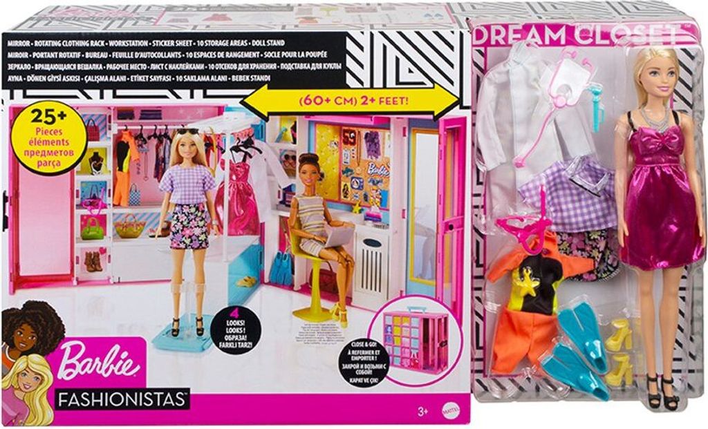 Mattel GBK10 Barbie Traum Kleiderschrank Produktbild 11