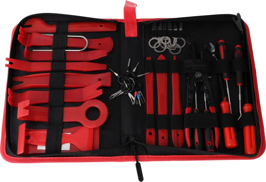 LUXTOM | Demontage Werkzeug Auto Hebelwerkzeug, 43tlg, Innenverkleidung Werkzeug, Installationswerkzeug