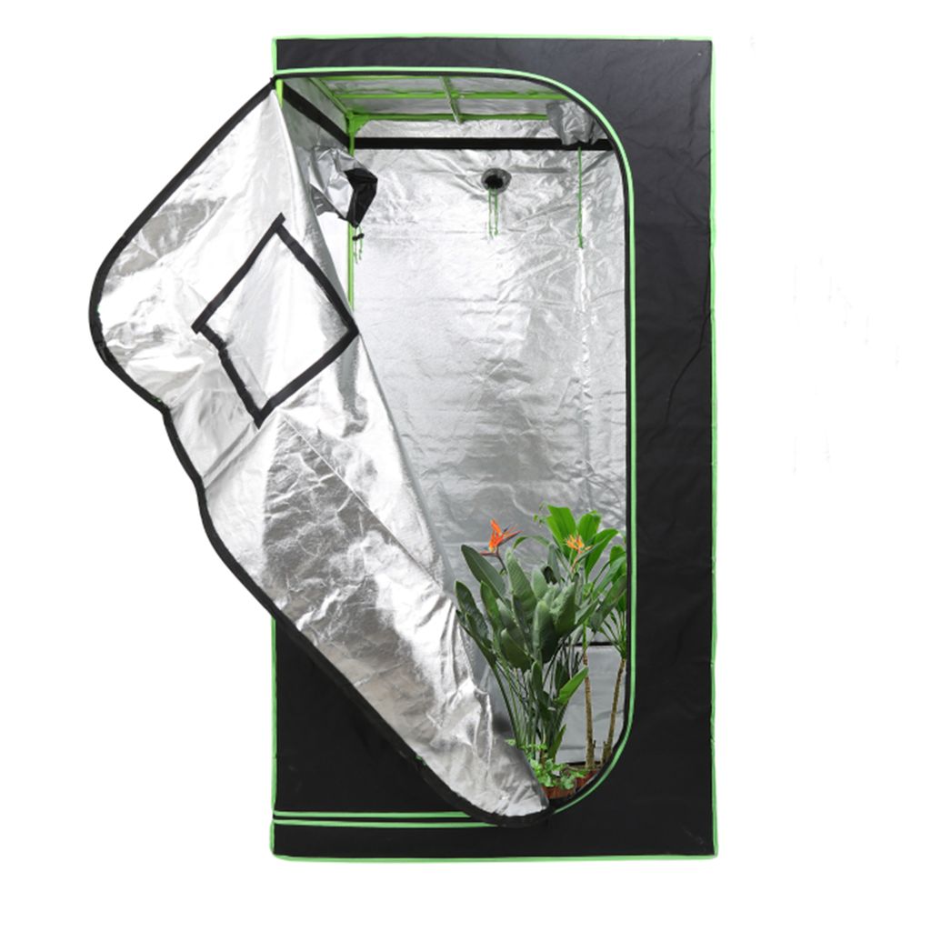 Growbox Indoor Zuchtschrank Box Pflanzenzelt Gewächshaus Growzelt 80*80*180CM 