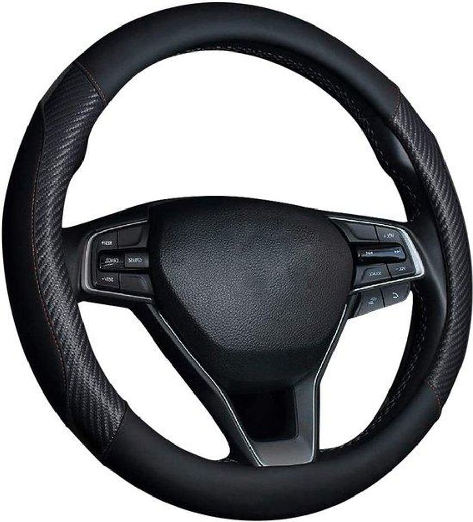 Lenkrad Abdeckung Auto Zubehör Schwarz