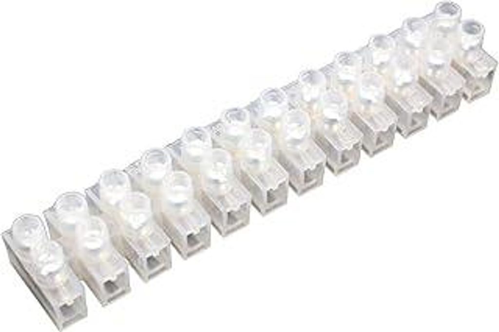 Lumonic 5x Lüsterklemme für Kabel Größen von 0,5-2,5mm² I Für bis zu 3 Ampere und 380 Volt I Lüsterklemmen in einer 12er Reihe von Kupfer Ve...