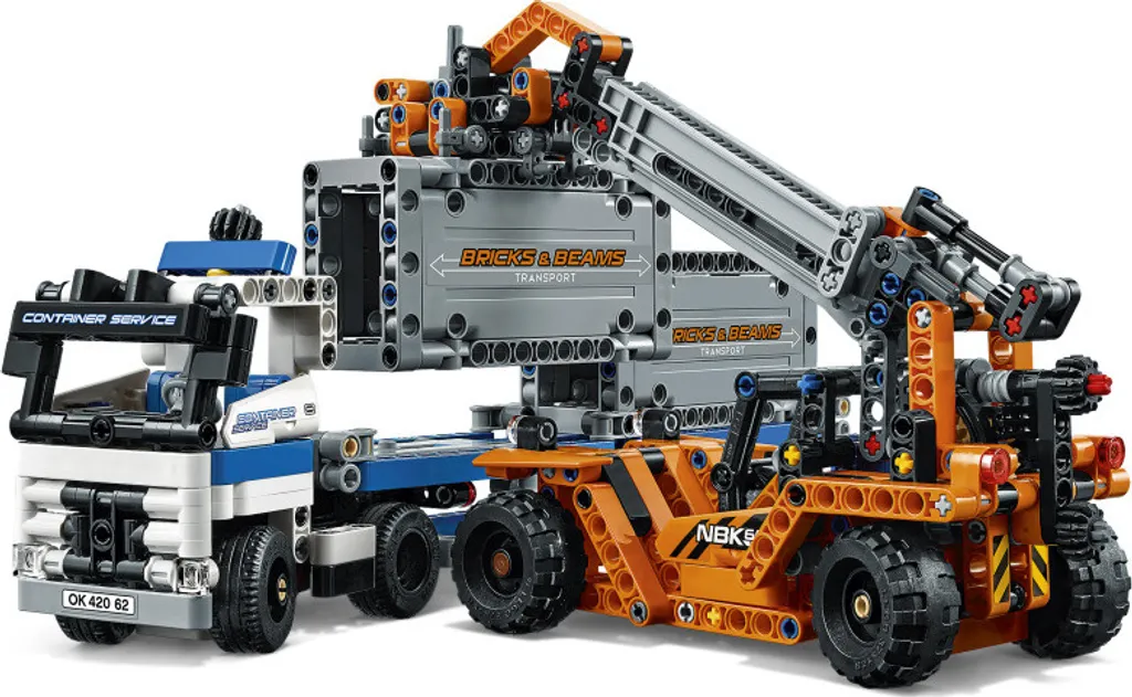 Jeu de construction de transport de conteneurs LEGO Technic 42062 bleu - 9