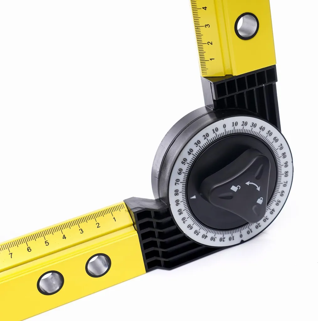 Rapporteur d'angle multifonction pour travaux de menuiserie et pose - 7