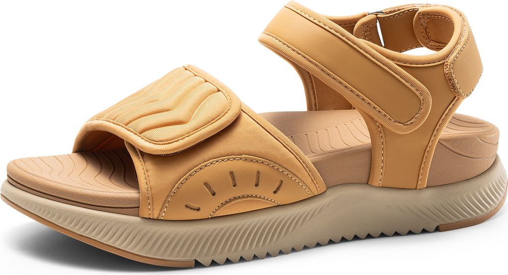 DREAM PAIRS Damen Freizeitsandalen mit ergonomischer Mittelfußstütze und rutschfester TPR-Sohle, atmungsaktive Sportsandalen für Wandern,Farbe: ...