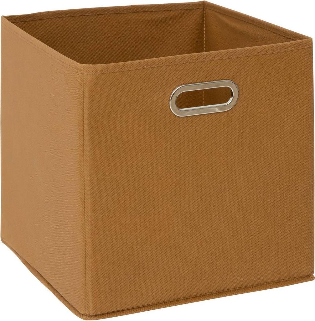 Stoffkorb 31x31cm "mix n modul" senfgelb - 5 five simply Produktbild 