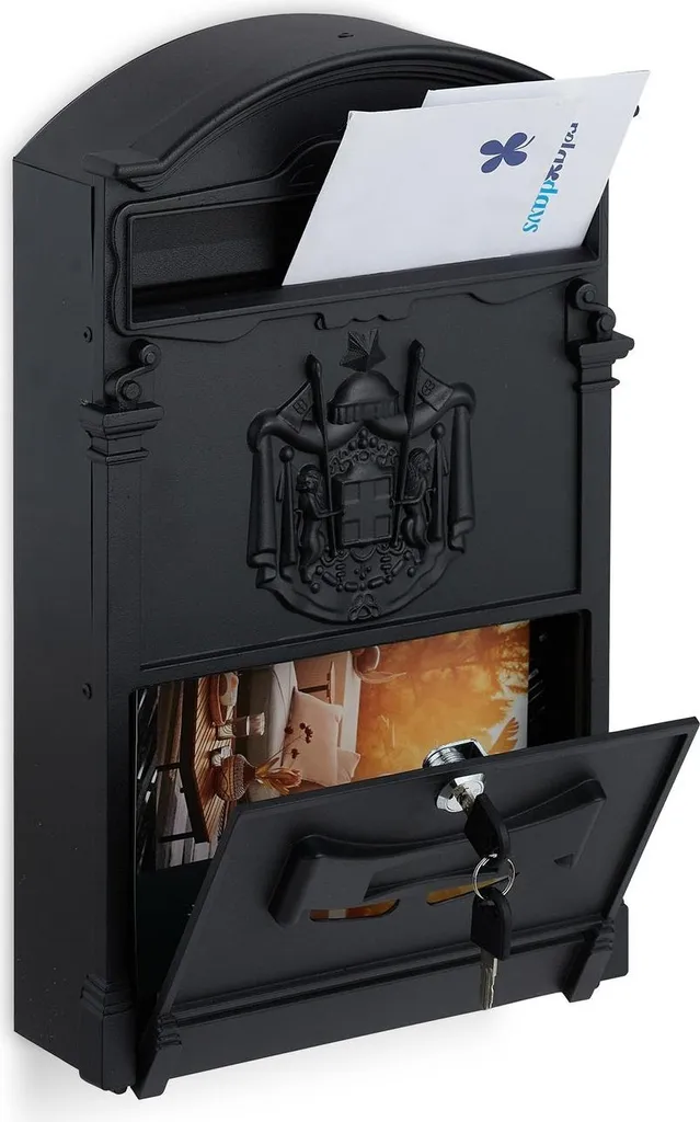 Boîte aux lettres anticorrosion style ancien pour courrier sec et protégé
