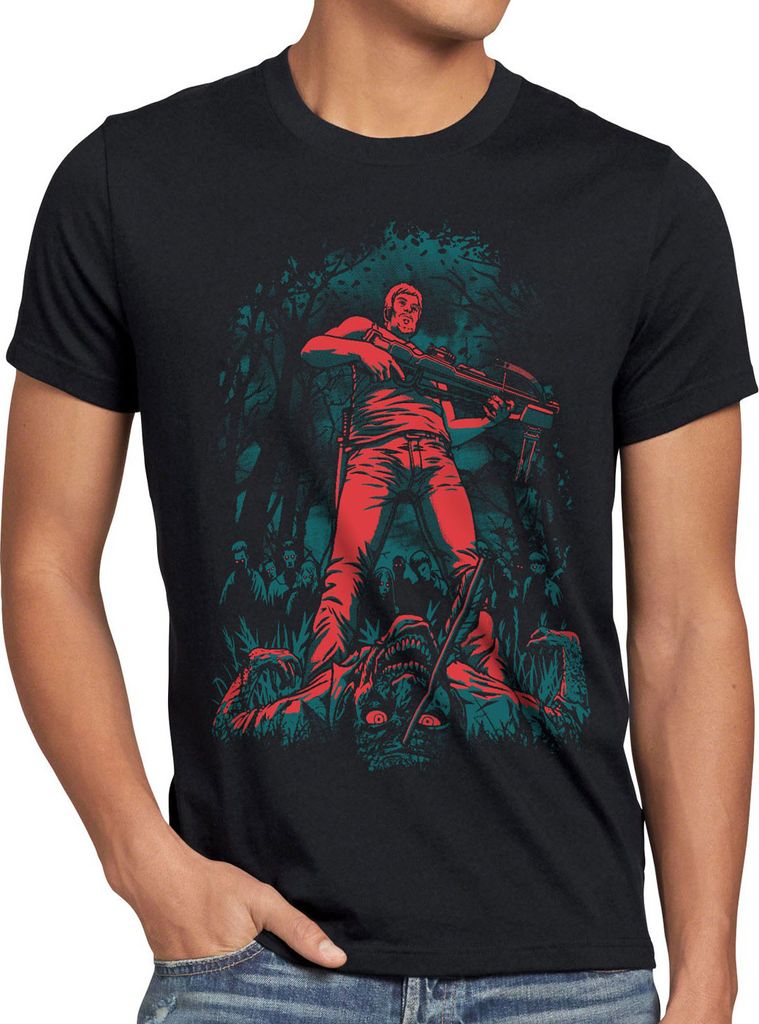 style3 Hunter T-Shirt Herren walking horror dixon the halloween dead