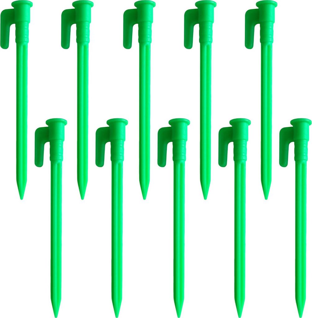 10 Stück Camping Zelthering Heavy Duty Multifunktionaler Outdoor Garten Hof Terrasse Rasen Plane Baldachin Winddicht Erdspieß Zelthering