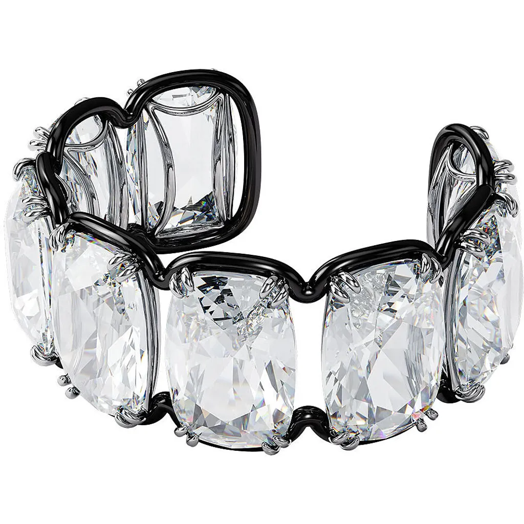 Swarovski Harmonia Bracelet Jonc 5600039 Cristal Blanc Taille M en Métal