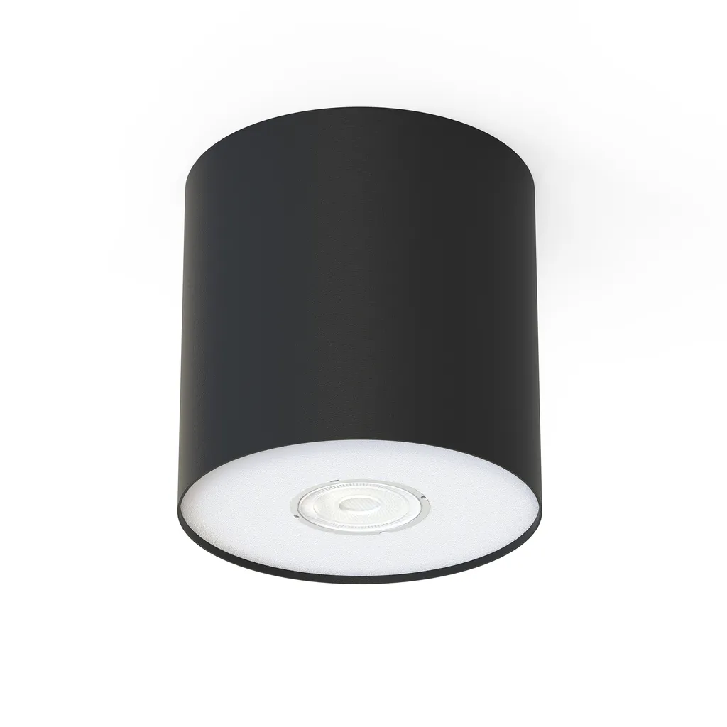 Spot POINT Noir et Blanc Nowodvorski GU10 35W Métal 13x12cm IP20