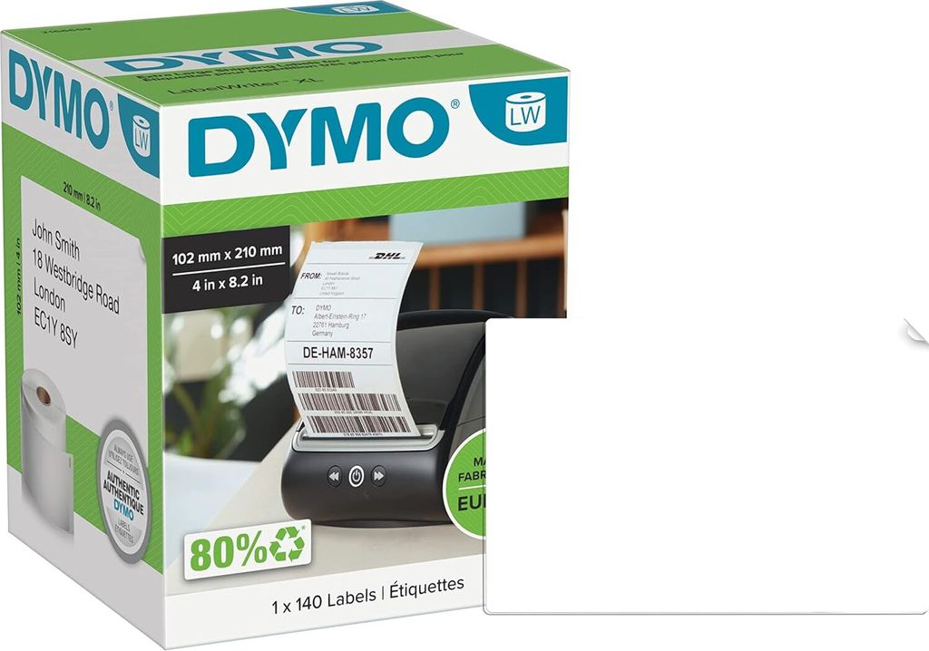 Dymo LabelWriter DHL Versandetiketten, 102 mm x 210 mm Obrázok produktu 