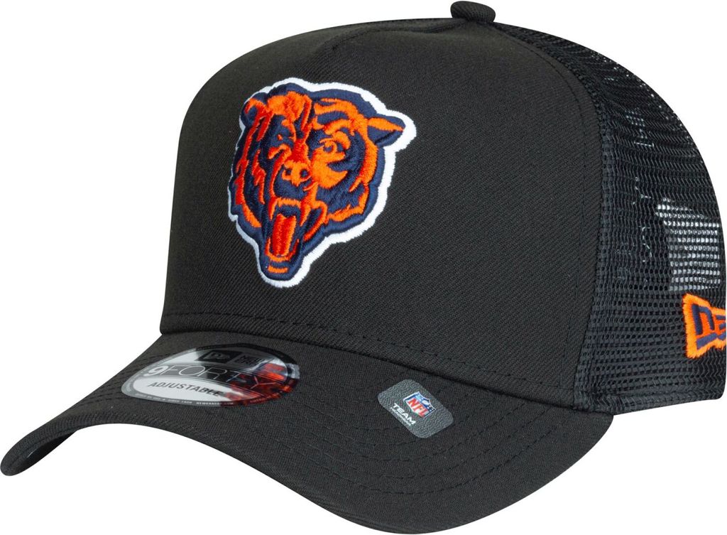 New Era Snapback Mesh Trucker Cap - Chicago Bears Head
