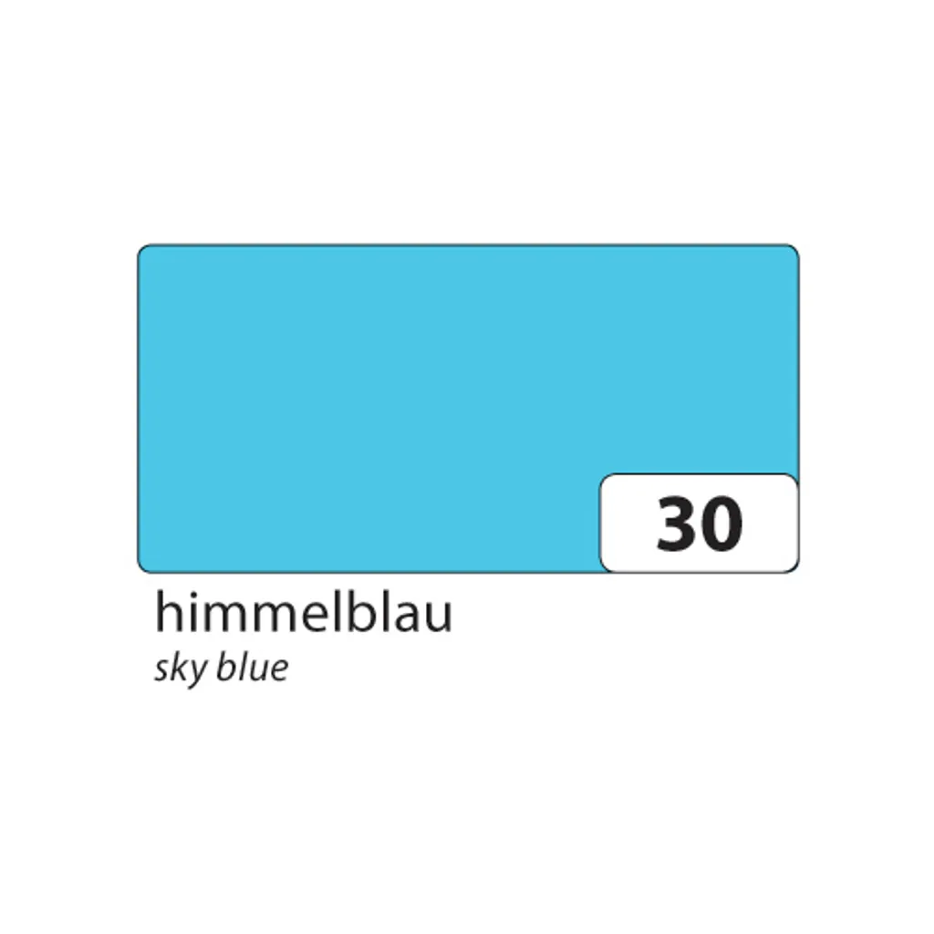 Folia 67/25-30 Cartoncino 50x70cm 130g/mq Himmelblau - 25pz - 2