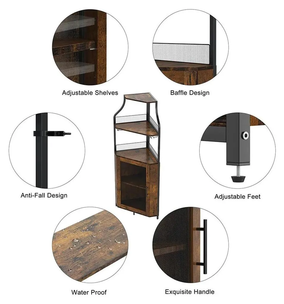 Rangement vin d'angle compact : finissez-en avec le désordre des verres - 9