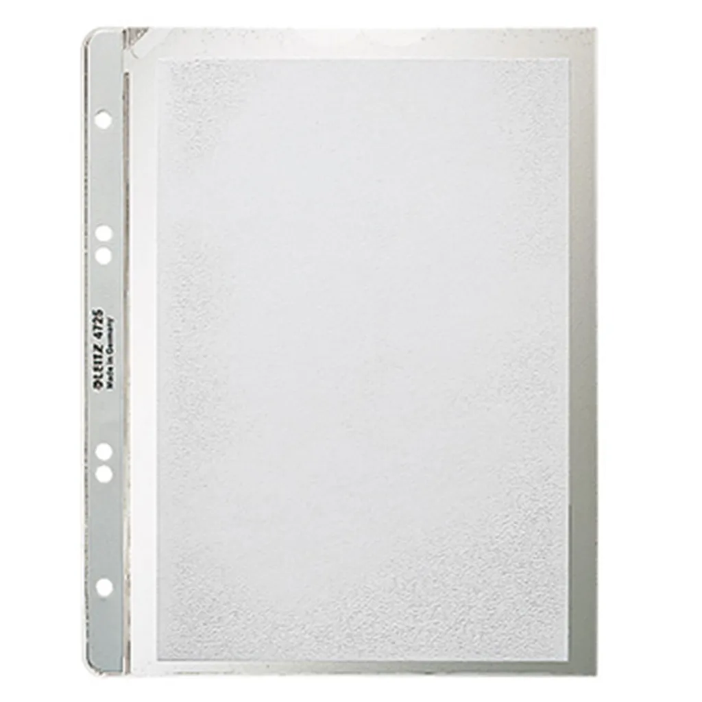 Pochette Plastique A5 pour Archivage Intensif Leitz Grainé 0,13 mm 100