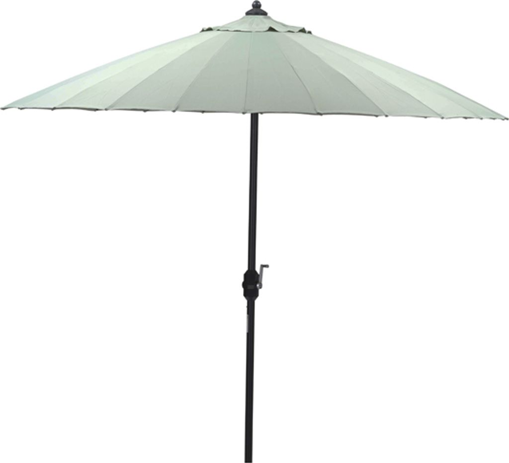 Sonnenschirm Manilla - Ø250 cm - carbon schwarz - oliv