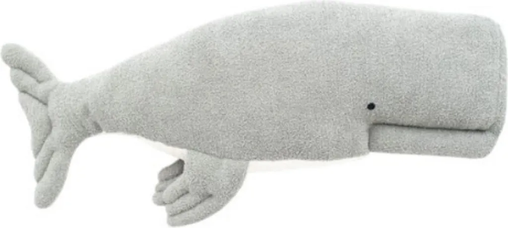 Grande peluche baleine grise 84cm - Collection OCÉANO par Crochetts