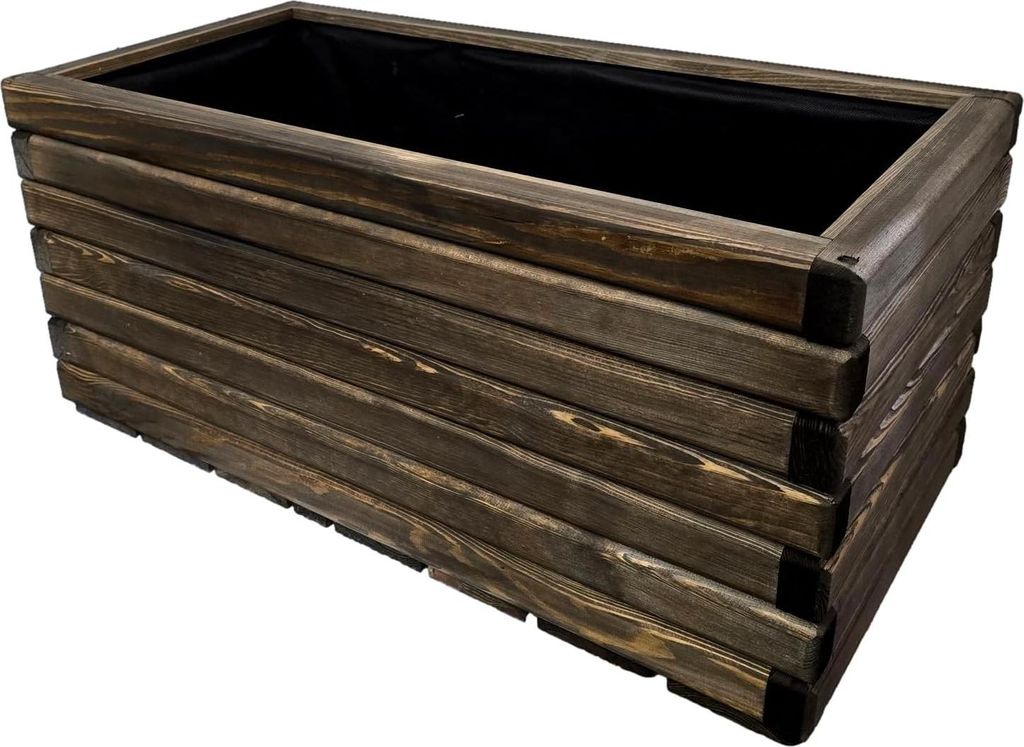 HolzGarden Dřevěný květináč z masivu impregnovaný včetně Obrázek produktu 