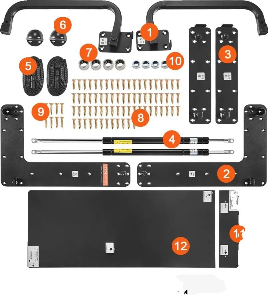 Kit lit Murphy facile à installer avec poignée ergonomique pleine main