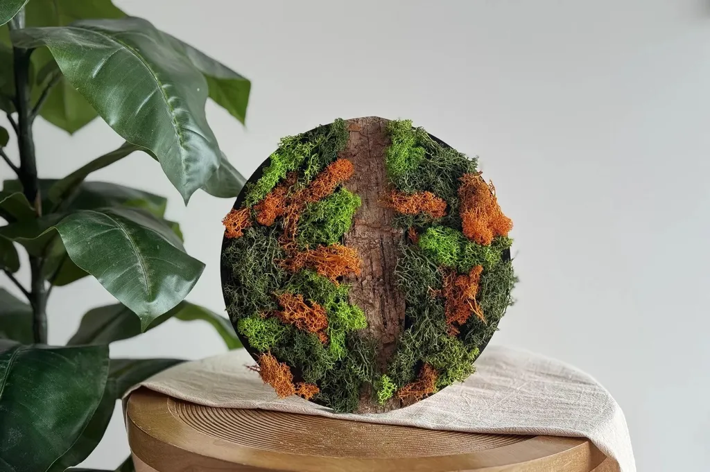 Kit renne en mousse orange avec autocollants pour déco de Noël
