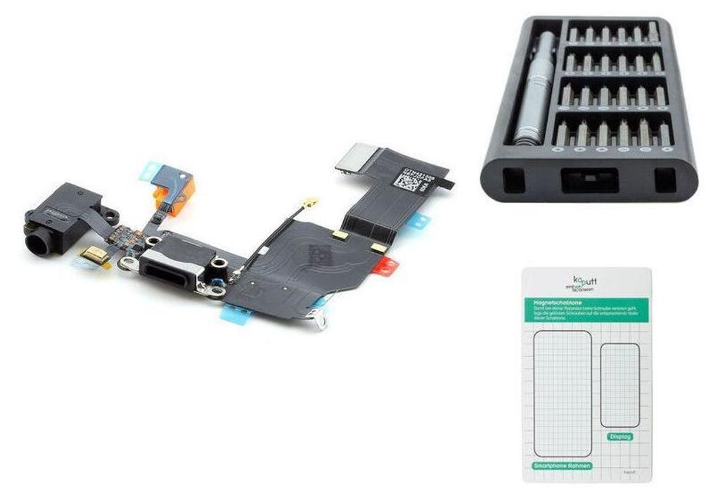 iPhone 5c Ladebuchse - Premium-Set