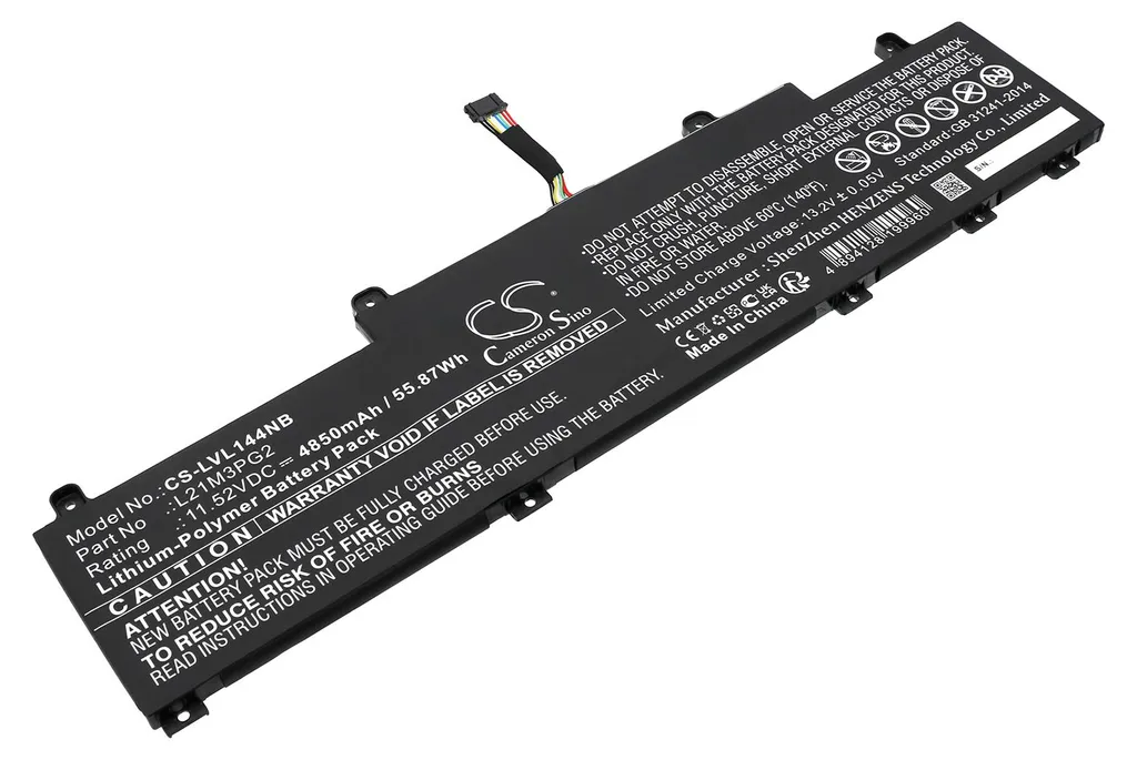 Batterie haute capacité Techtek compatible ThinkPad C14 Gen 1 50Wh