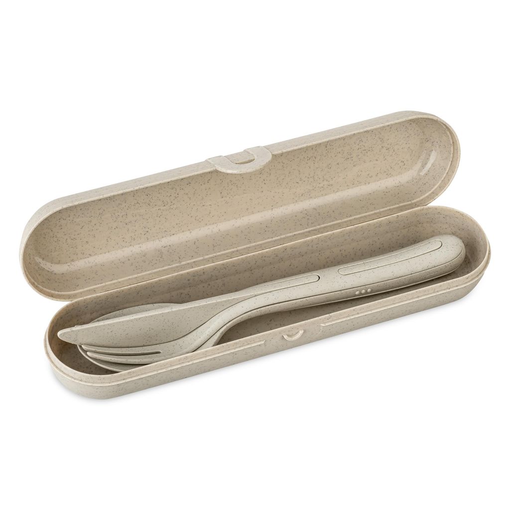 Koziol Besteck Etui & Besteckset desert sand Produktbild 